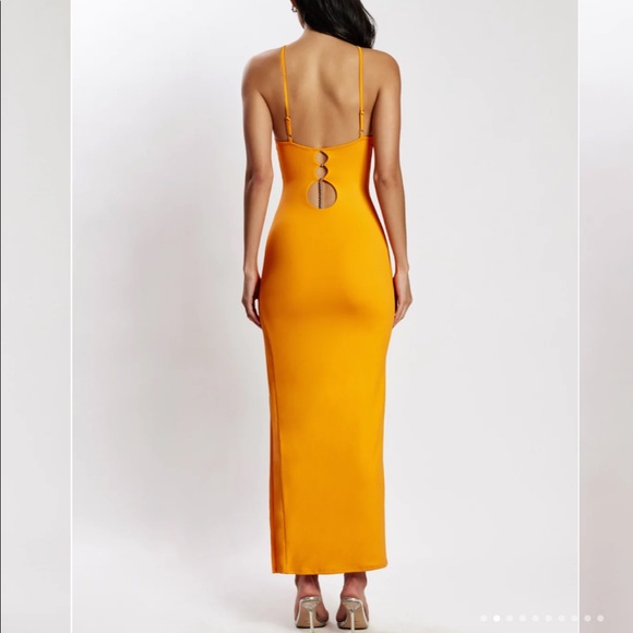 BRAND NEW Meshki Orange Dress - Picture 2 of 4
